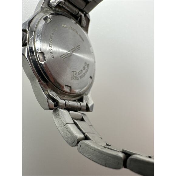 Orient SP Sport Ladies Watch Stainless Steel 27mm Quartz SZOY-Q0-CS Runs Well - Picture 6 of 7